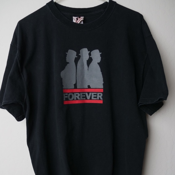 Represent Def Jam Shirts Vintage Run Dmc Forever Black Tshirt